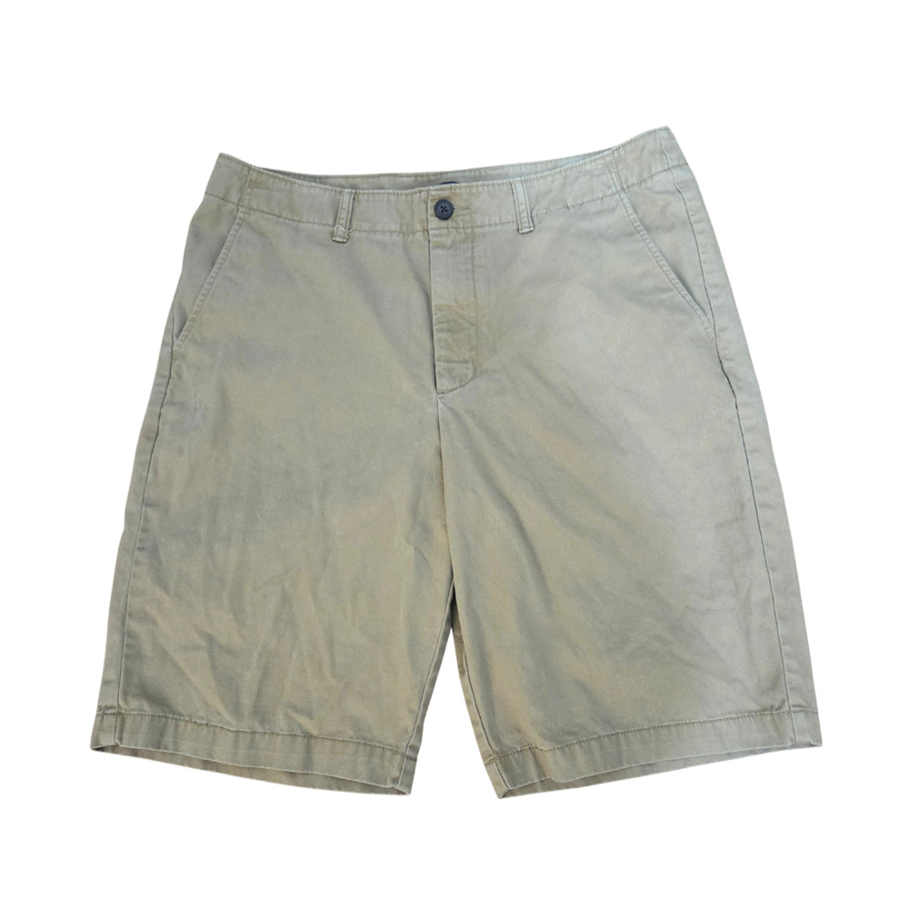 Old Navy Shorts Mens 34 Khaki 100% Cotton Chino Golf Performance Summer Vacation